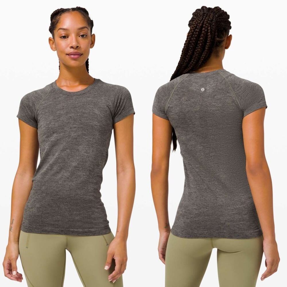 NWT Lululemon Swiftly Tech SS 2.0 Sz 12 VMCB/GRSG